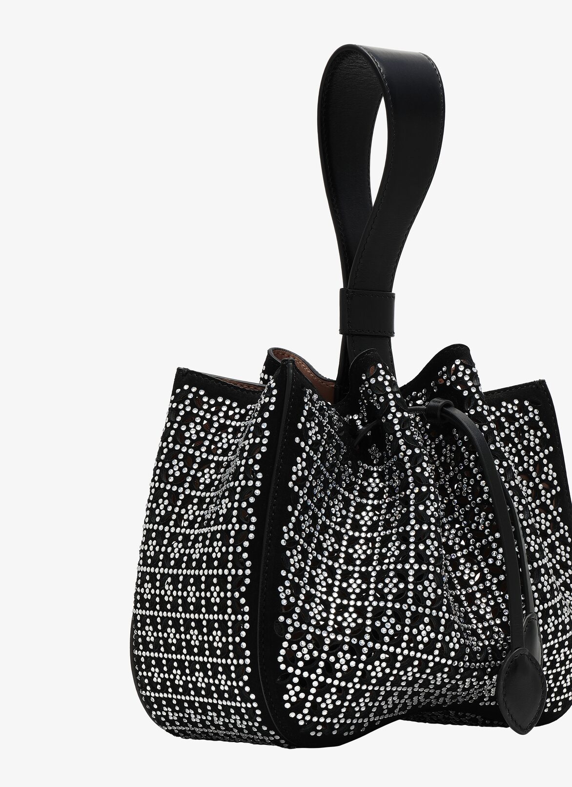 Rose-Marie Small Handbag  ALAÏA BLACK ROSE-MARIE SMALL HANDBAG
